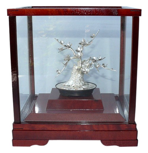 интерьерная композиция из серебра Цветущая Слива, 1960-е гг.