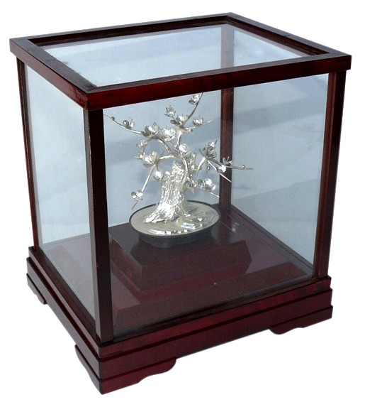 интерьерная композиция из серебра Цветущая Слива, 1960-е гг.