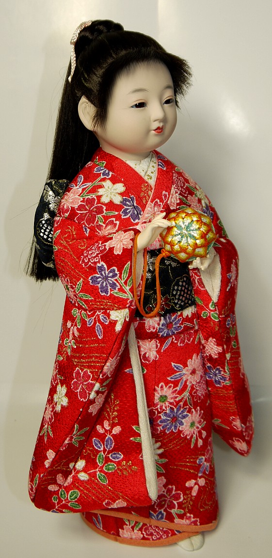 японская традиционная кукла кимэкоми, 1960-е гг.