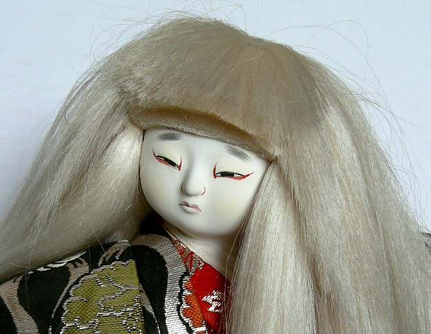 японская антикварная кукла