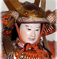 антикварные японские самурайские куклы