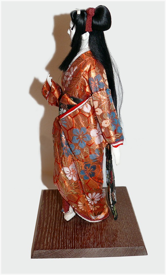 коллекционная японская антикварная кукла