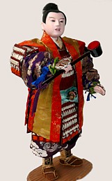 японская авторская кукла Самурай, 1920-30-е гг.