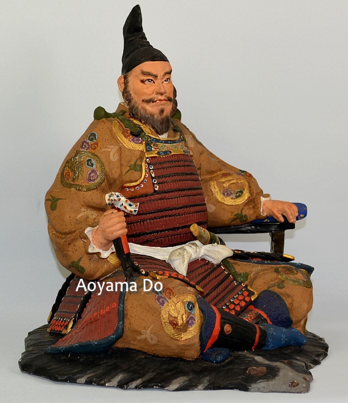 фигура военачальника эпохи Сэнгоку, Япония, Хаката, 1950-е гг.