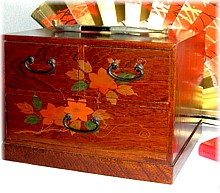 деревянная шкатулка для коллекции, Япония, 1920-300-е гг