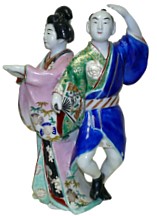 фарфоровая статуэтка Имари, Япония, 1850-е гг