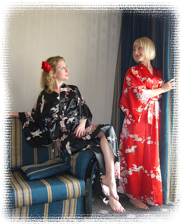 японкие шелковые кимоно