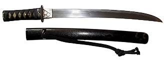 японский кинжал нож танто вакидзаси антикварный