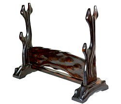 японская подставка  для трех самурайских мечей, 1960-е гг. Япония