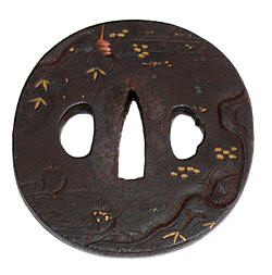 Японский меч, цуба Пагода