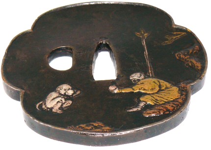 цуба самурайского меча