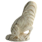 японская нэцкэ Петух, слоновая кость, конец 19 в.