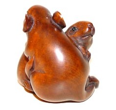 японская нецке Мышата