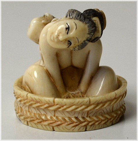 нэцка из слоновой кости, конец эпохи Эдо