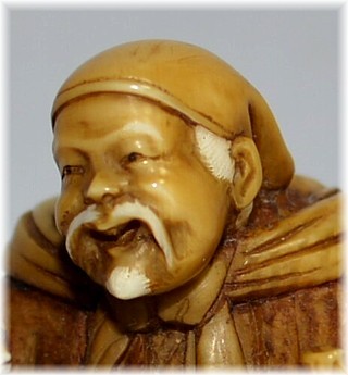 японское искусство миниатюры: нэцкэ из слоновой кости