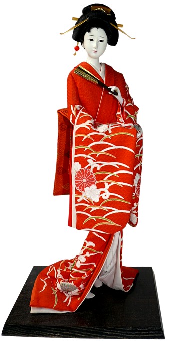 японская интерьерная авторская кукла, 1950-е гг.