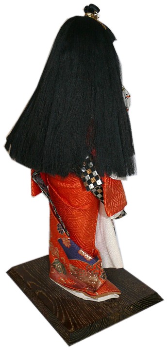 старинная японская интерьерная кукла