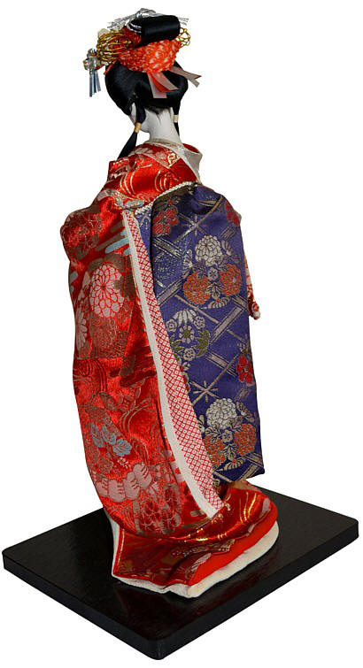 японская антикварная  кукла Принцесса с веером, 1920-е гг.