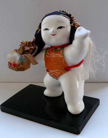 японская антикварная кукла Кага Нингё, 1920-е гг.