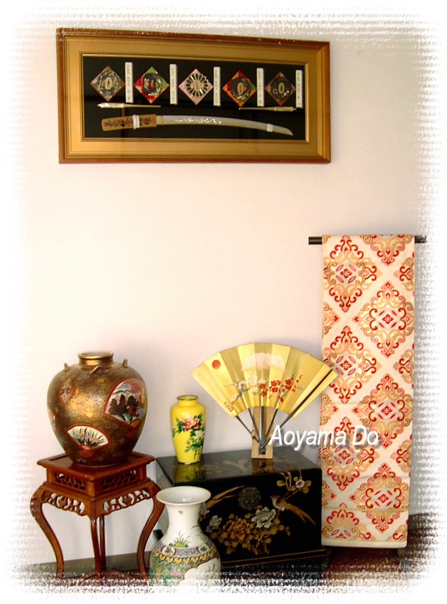 японский  веер в интерьере