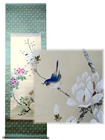 японский рисунок на свитке, 1930 г.