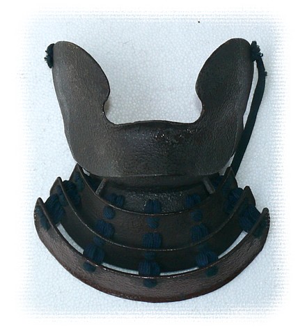 самурайские доспехи, конец эпохи Муромачи, 16 в., маска ханбо