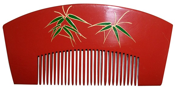 японский старинный гребень для украшения прически