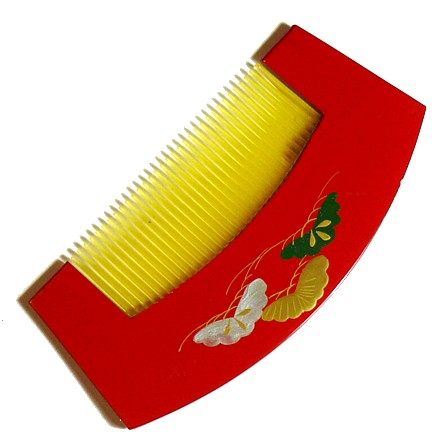японский старинный гребень для традиционной прически
