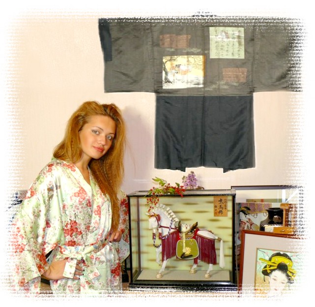 японское хаори в интерьере