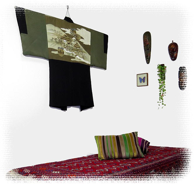 японское хаори в интерьере