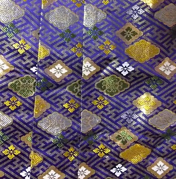 деталь дизайна ткани хакама